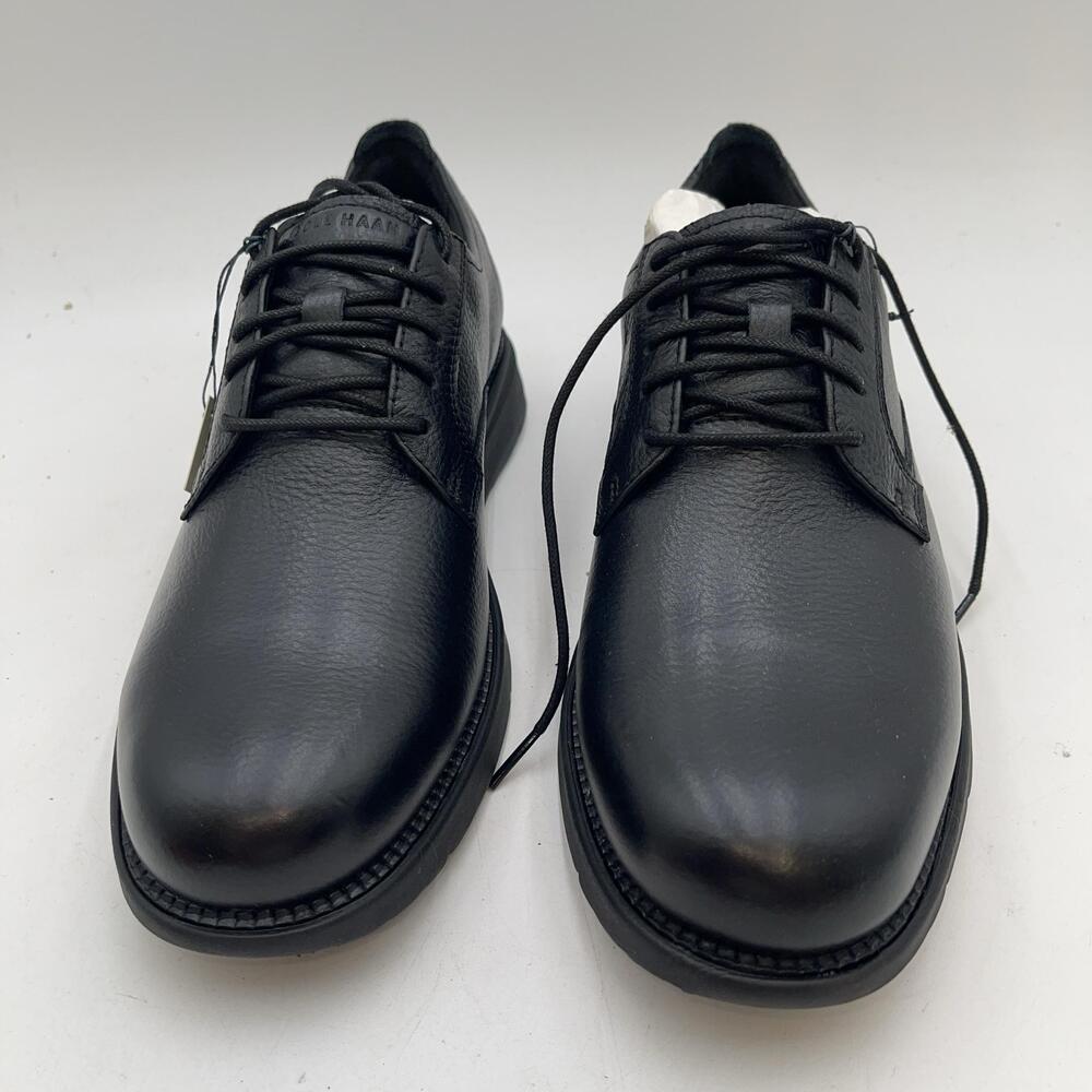 Cole Haan Dress Shoes Mens Black Leather Derby Round Toe C35614 Size 10.5